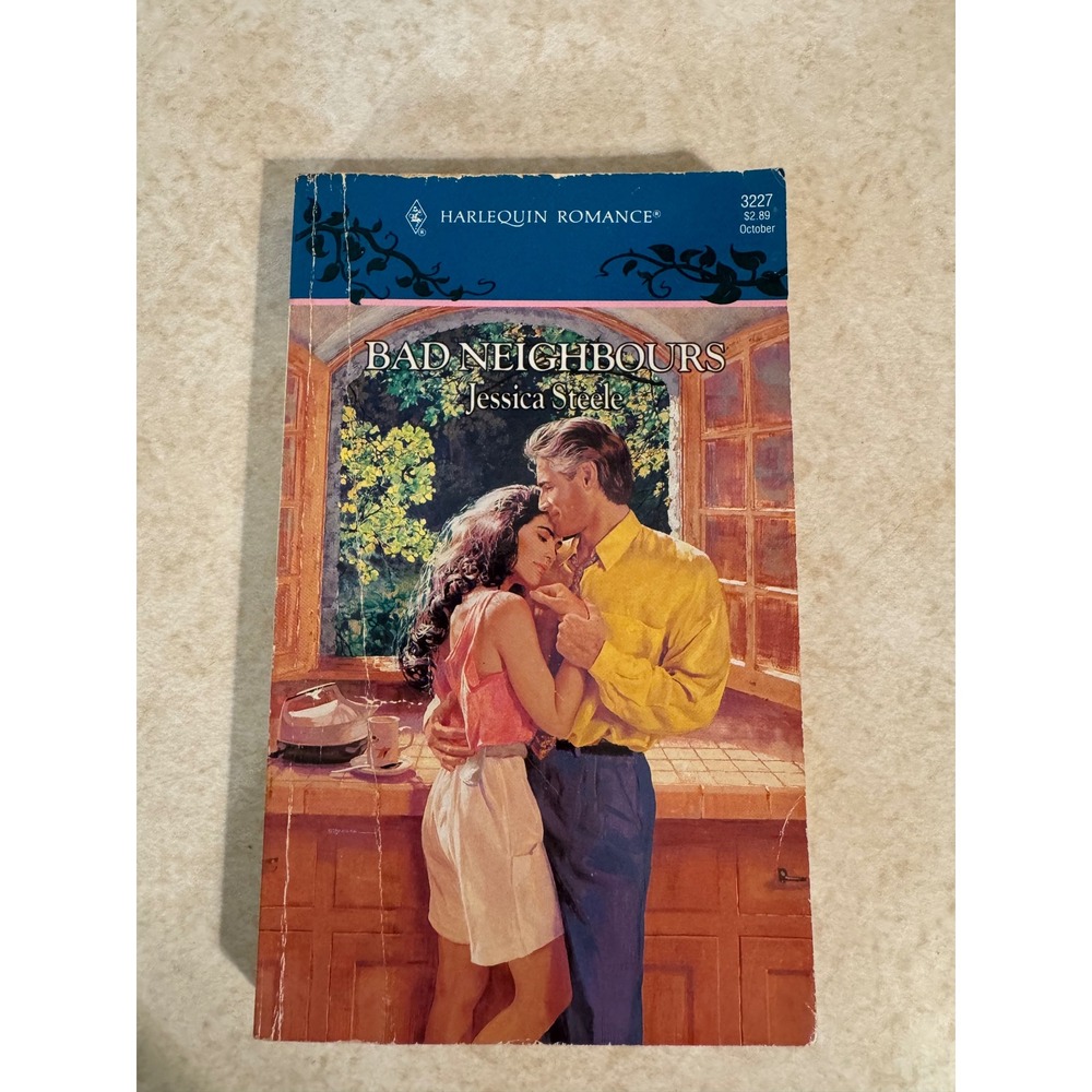 Bad Neighbours Jessica Steele Harlequin Romance 3227 Vintage 1992 Paperback